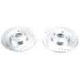 thumbnail image 2 of Power Stop Rear Pair of Drilled and Slotted Brake Rotors JBR1726XPR Fits 2016 Mazda MX-5 Miata, 2 of 3