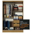 thumbnail image 4 of Ropero Closet Madesa Luke 2 Puertas con Espejos Marron, 4 of 8