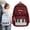Red, variant on Piano Backpack, Cute Nylon Polka Dot Y2K Backpack with Pendant, Novelty Bookbag for School, Travel, Campus & Daily Commute