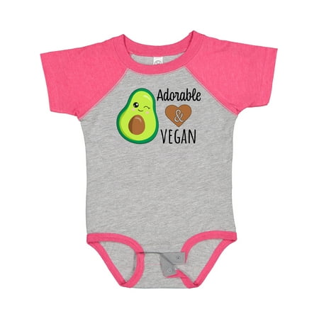 

Inktastic Adorable and Vegan Cute Avocado Gift Baby Boy or Baby Girl Bodysuit