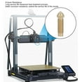 thumbnail image 4 of 3D Printer Nozzle, Brass Sleek Inner Face High Hardness Hardened Nozzle Multifunctional  Compatibility 5PCS  for DIY, 4 of 7