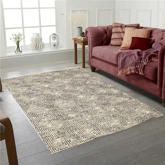 3 ft. 11 in. x 5 ft. 3 in. Essaouira Multi Color Geometric Patterned Rectangle Area Rug