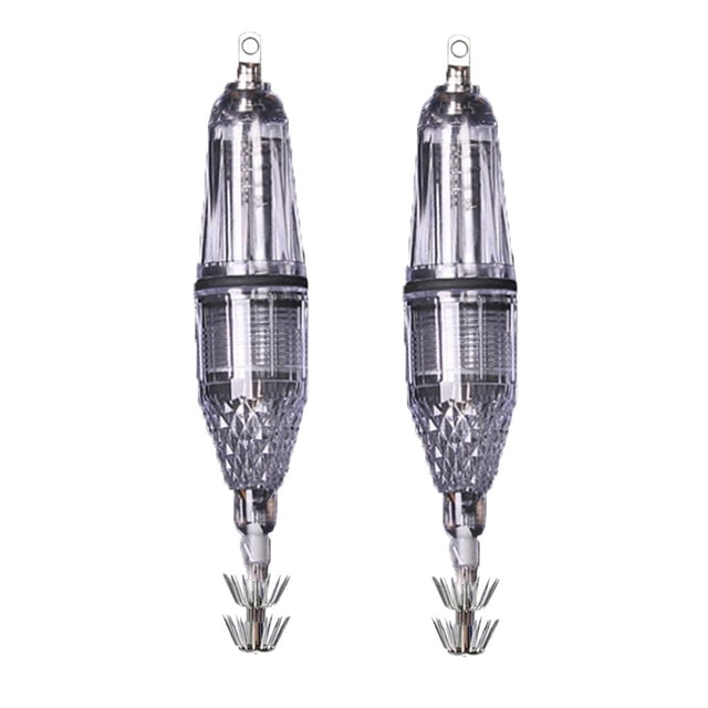 2x anzuelo luminoso pulpo calamar 12cm señuelo de pesca