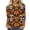 Multicolor(Style 205), variant on NuoCaiYun Long Sleeve Graphic Tee for Women, Ladies Day Of The Dead Printed Round Neck 3/4 Sleeve T-Shirt Loose Tops