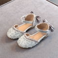 thumbnail image 5 of NOKIO Girls' Rhinestone Sandals Girls' Cute Sandals Summer Korean Version Rhinestone Soft Sole Girls' Sandals Princess Shoes Children's Shoes Spring Girl Leather Shoe Trend, 5 of 6