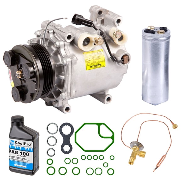 For Chrysler Sebring and Dodge Avenger OEM AC Compressor w/ A/C Repair Kit - BuyAutoParts