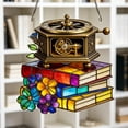 thumbnail image 4 of Acrylic Jigsaw Puzzle Suncatcher-Galactic Colorful Birds, Stained Glass Window Hanging, Home Decor Creative Mom Gifts, Birthday Gifts for Women,Wife, Sisters, Aunt, Besties 7.4in, 4 of 5