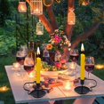 thumbnail image 5 of Candelabros, Candelabro Vintage De Hierro Forjado con Mango para Mesa De Cena 12X12X8cm 2 Piezas Negro, 5 of 5
