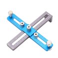 thumbnail image 1 of Multifunctional Aluminum Alloy Cabinet Handle Template Tool Woodworking Punch Locator Drill Template Guide for Installing Kitchen Drawers Cabinet Handles and Door Handles, 1 of 7