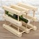 thumbnail image 4 of Estante de madera maciza para vino, soporte para botellas, decoración de Bar para el hogar, accesorios DIY, 4 of 7