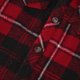 thumbnail image 5 of Gibobby Abrigos de invierno para bebés y niñasCamisa de abrigo para niños pequeños y niñas, chaqueta a cuadros de manga larga para niños, Tops con botone(Rojo, 6-12 Meses), 5 of 5