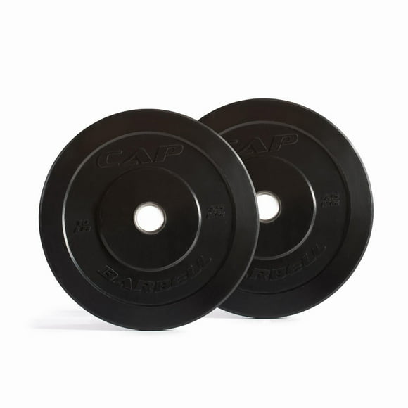 CAP Strength Olympic Rubber Bumper Plate Set, 10 lb Pair