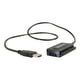 C2G USB 2.0 ATA IDE 33in vers Ou Serial Câble Adaptateur de Lecteur - Contrôleur de Stockage - ATA / eSATA - USB 2.0 - Noir – image 1 sur 2