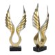 thumbnail image 5 of Escultura De Ala Abstracta, Elegante Escultura De Ala Abstracta De Resina Que Simboliza El éxito, La Fortuna, Decoración Perfecta Para El Hogar, Sala De Estar, Mueble De TV, 5 of 7
