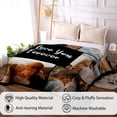 thumbnail image 6 of Custom Blanket with Photo Text, Personalized Gifts for Women Men, Customized Picture Blanket for Baby Mother Father Adult Friends Lovers Dog Pets, Birthday Anniversary Halloween Christmas, 6 of 6