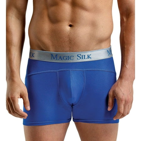 - Men's Magic Silk 6886 100% Silk Knit Panel Short