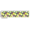 thumbnail image 3 of Ambesonne Forest Fabric by the Yard Upholstery, Spring Theme Flora Drawing, 2 Yards, Lime Green and Pale Yellow, 3 of 5