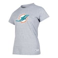 thumbnail image 2 of NFL Playera Aficionado Básica Miami Dolphins Gris para Mujer, Talla Extra Grande, 2 of 5