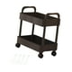 thumbnail image 5 of Carro rodante organizador de almacenamiento rodante, carrito móvil multifuncional de 2 niveles con ruedas para dormitorio, baño, dormitorio, Hotel, 5 of 9