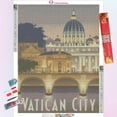 thumbnail image 2 of Vatican, Rome, Italy DIY Diamond Painting Kits with Full Round Square Drills Gift for Kids Adult, 2 of 5