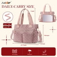 thumbnail image 4 of SUOSDEY Work Tote Bags for Women,Large Capacity Luxury Leather Laptop Bag Cup ,Tote Shoulder Handbag,Crossbody Messenger Bag, 4 of 9