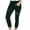 Green, variant on Ripped Leggings for Women with Pockets Cutout Yoga Pants High Waisted Athletic Workout Running Skinny Leggings(Black,XXL)