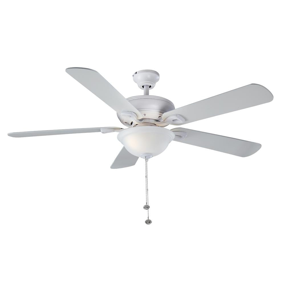 Hampton Bay 91862 Rothley 52 In Led Matte White Ceiling Fan