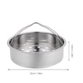 thumbnail image 2 of TAILTOSS 1Pc Round Stainless Steel Steaming Rack for Rice Cookers with Even Heat Distribution, 2 of 5