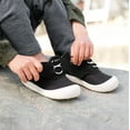 thumbnail image 4 of JAN & JUL Hook and Loop Lightweight Kids Shoes with Wide Toe Box (Black Tie, Size 10 Little Kids), 4 of 8