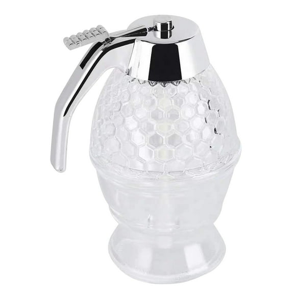 Lksixu Lunch Box Bento Box 1PCS Syrup and Juice Dispenser Honey Syrup Dispenser Honey Pot Pulp Juice Dispenser Honey Pot Press Honey Seasoning Bottle Easy Honey Dispenser Kettle for Women Men Travel