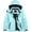 Light Sky Blue, variant on GEMYSE Girls' Waterproof Ski Jacket Windproof Winter Coat with Fleece Lining and Hood(Light Purple,10/12)