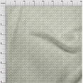 thumbnail image 4 of oneOone Cotton Jersey Olive Green Fabric Asian Dabu Diy Clothing Quilting Fabric Print Fabric By Yard 58 Inch Wide, 4 of 4