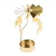thumbnail image 1 of Candelabro romántico dorado, portavelas, decoración para bodas Ciervo, 1 of 9