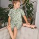 thumbnail image 4 of Balery Green Rabbit Conjunto de Pijama Infantil de Manga Corta con Estampado – Ropa de Dormir de Algodón Suave-4X-Large, 4 of 6