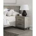 thumbnail image 5 of Modern 5pc King Bedroom Set Panel Bed Nightstand Dresser Chest Mirror Gray Finish Furniture, 5 of 7