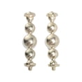 thumbnail image 4 of Accesorios de zapato de moda de cinco perlas falsas, charms para agujetas de zapatos, 2 piezas, tono dorado, 4 of 5