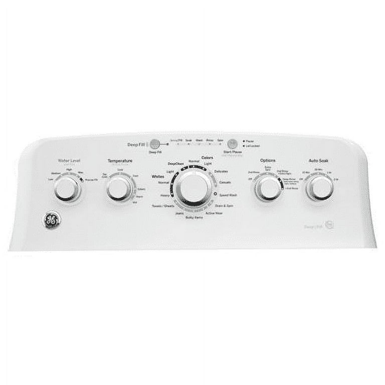 General Electric GE model GTW465ASNWW 4.5 cu. ft. Top Load Washer with Stainless Steel Basket