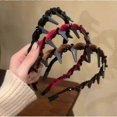 thumbnail image 2 of Vintage High Cranium Artificial Pearl Hairband,Elegant Pearl Headbands for Women, 2 of 3