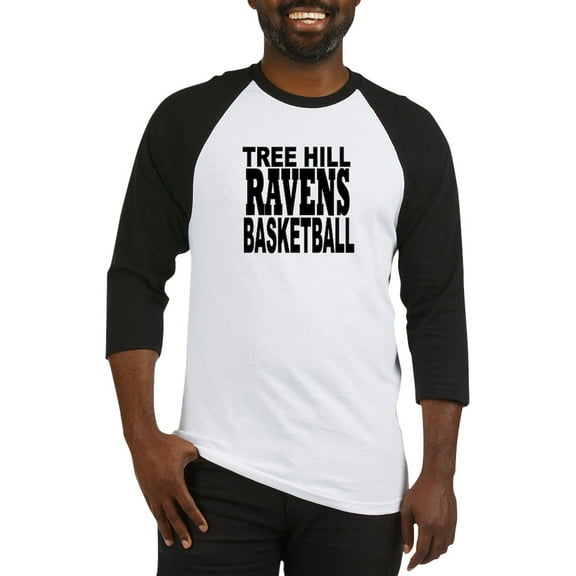 CafePress - One Tree Hill Ravens Baseball Jersey - Cotton Baseball Jersey, 3/4 Raglan Sleeve Shirt