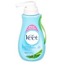 Veet 3 Minute Hair Removal Gel Cream Pump For Sensitive Skin - 13.5 Oz  6 Pack
