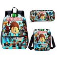 thumbnail image 4 of Mochila periférica de Anime Roblox Game para hombres y mujeres, juego de cuatro piezas, mochila escolar para estudiantes de primaria y secundaria, 4 of 4