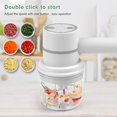 thumbnail image 4 of Cordless Hand Mixer Electric With Chopper For Kitchen Baking And Baby Food Etc (White), 4 of 4