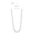 thumbnail image 2 of Time and Tru Silvertone Charm Chain Necklace, 1 Piece, 2 of 4