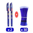 thumbnail image 1 of Erasable Gel Pens with 2 Pen & 32 Refill Make Mistake Disappear 0.5mm Fine Point, 1 of 1