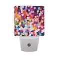 thumbnail image 6 of Yayeee LED Plug in Night Light for The Home with Auto Dusk to Dawn Light Sensors, 2 Pack, Black Colorful Circles, 6 of 6