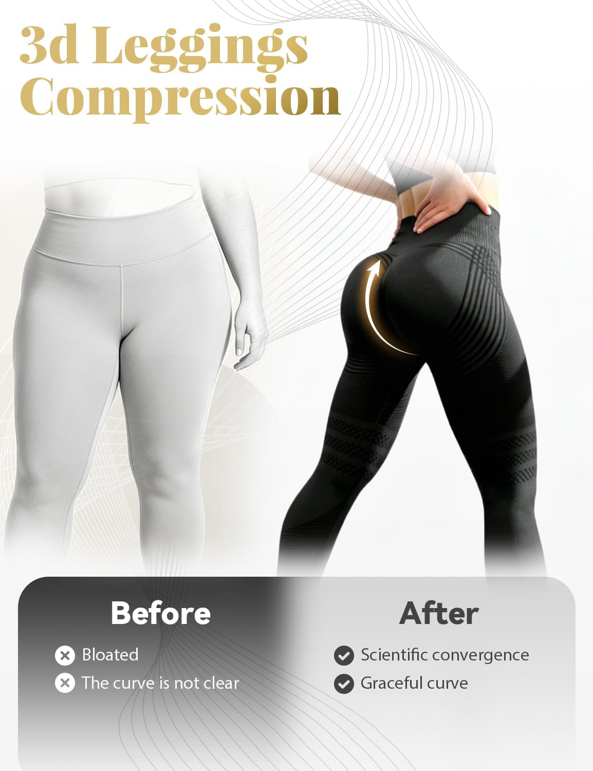 Ionix Labs Leggings - Anti Cellulite 3D Resistance Band Leggings For Women Compression, Butt Lifting Tummy, Gym Workout Control Yoga Pants,Ionix 6D Cellulite-Reducing Leggings,Ionix Leggings