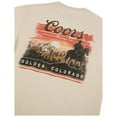thumbnail image 5 of Coors T-Shirt à Imprimé Coucher de Soleil dans le Colorado Doré, devant et Dos - Petit, 5 of 5