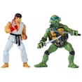 thumbnail image 2 of Teenage Mutant Ninja Turtles vs Street Fighter Leonardo vs Ryu Action Figure 2-Pack, 2 of 5
