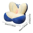 thumbnail image 3 of BKER Shape Seat Cushion For And Home Sofa Ergonomic Design Floor For Comfortable Sitting, 3 of 7