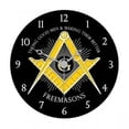 thumbnail image 1 of Sigma Impex CLK-111 Masonic Wall Clock, 1 of 1